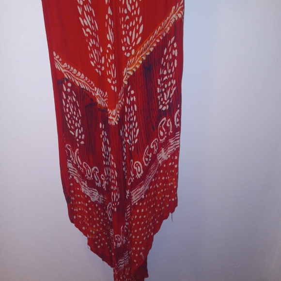 Beautiful Red Maxi Dress - Picture 3 of 6